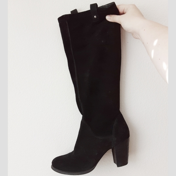 UGG Shoes - UGG | Ava Tall Suede Boots in Black